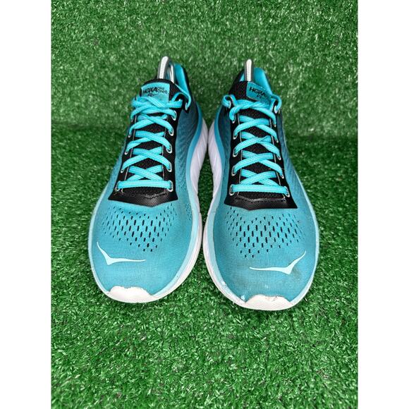 Hoka One One Cavu Black Bluebird Running Shoes Women Size 8 - Picture 2 of 8